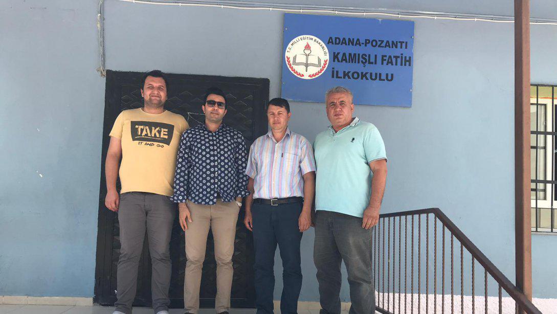 İlçe Milli Eğitim Şube Müdürümüz Ali ÇAKAN Kamışlı Fatih İlkokulunu Ziyaret Etti. 