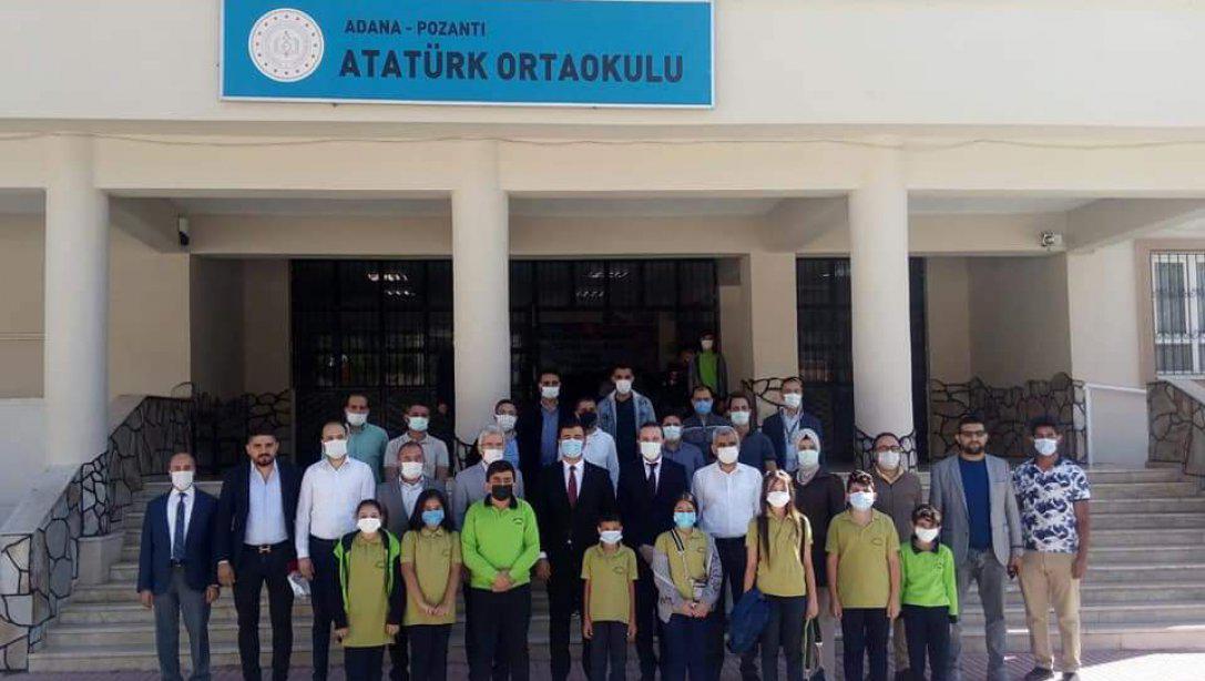 TÜBİTAK 4006 projesi kapsamında Atatürk Ortaokulumuz sergisini açtı.  Açılışa Kaymakamımız Sn.Hüseyin AYDIN, Belediye Başkanı Mustafa ÇAY, Milli Eğitim Müdürümüz Hüdaverdi YILDIZ, Vahe Kılıçarslan, Daire Amirleri ve Misafirlerimiz katıldı.