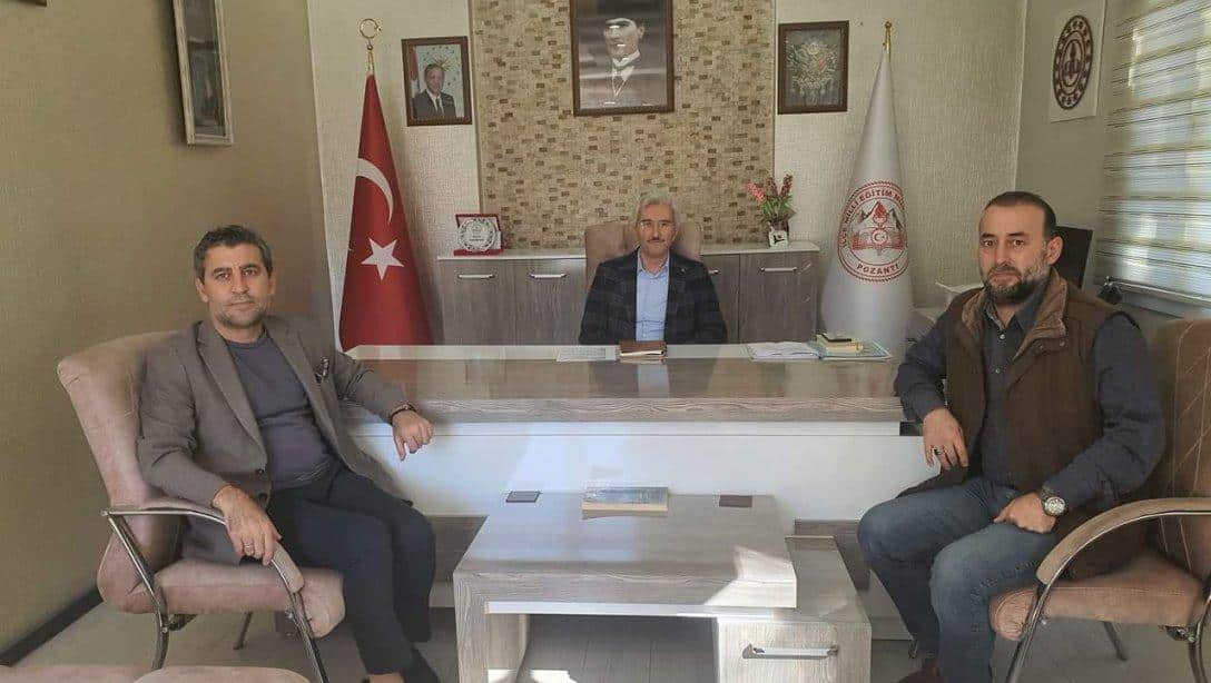 Kızılay Adana Şube Başkanı Sn.Halil Ahmet ÇOLAK, Milli Eğitim Müdürümüz Sn.Hüdaverdi YILDIZ'ı makamında ziyaret etti.
