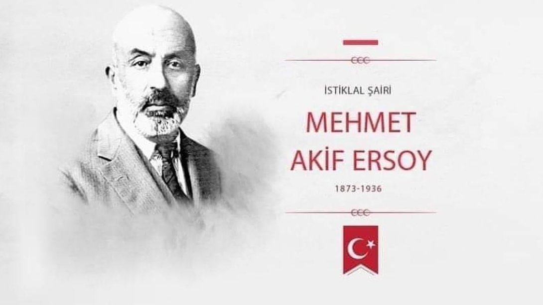 İstiklalimizin ve İstikbalimizin sembolü, İstiklal Marşı'mızın kabulünün 103. yıl dönümünü kutluyor, milli şairimiz Merhum Mehmet Akif Ersoy'u rahmet ve şükranla anıyoruz.