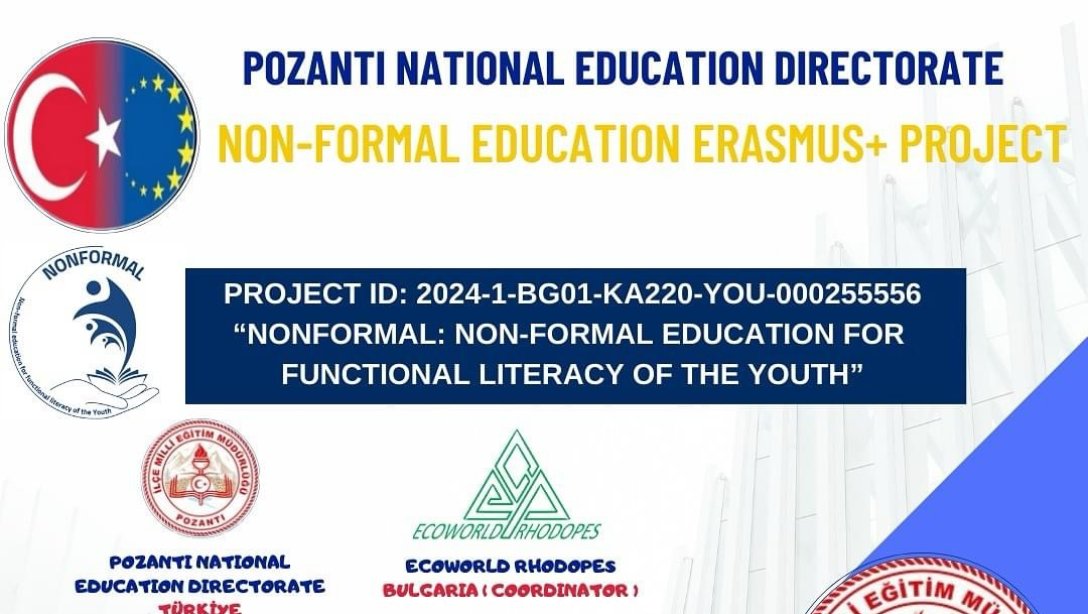 Pozantı İlçe Milli Eğitim Müdürlüğümüzün  Erasmus+ proje başvurusu hibe almaya hak kazanmıştır. 