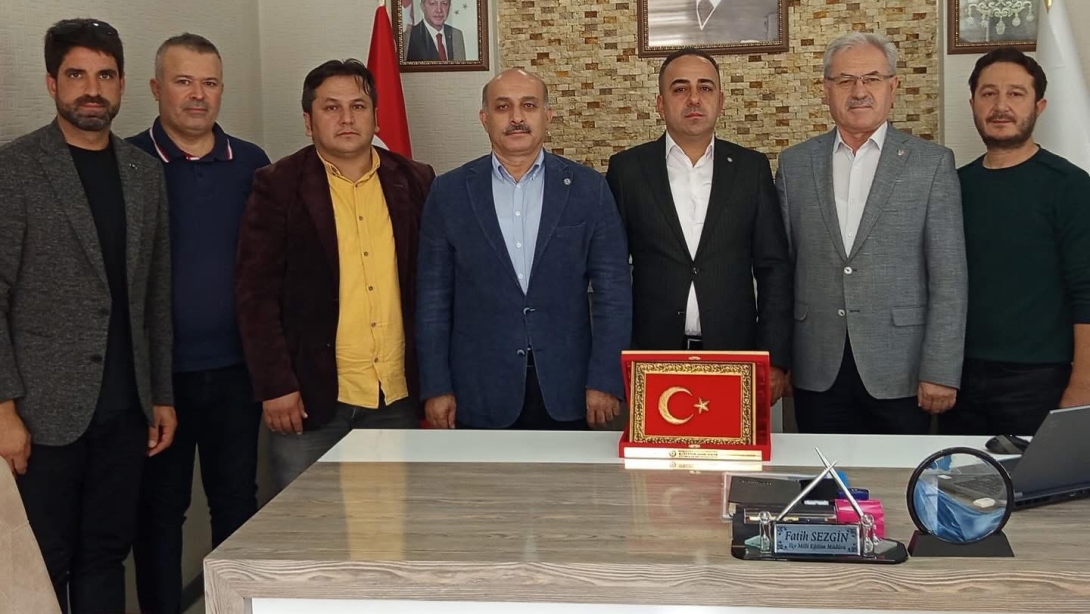 Eğitim-Bir-Sen'den İlçe Millî Eğitim Müdürümüze Ziyaret.